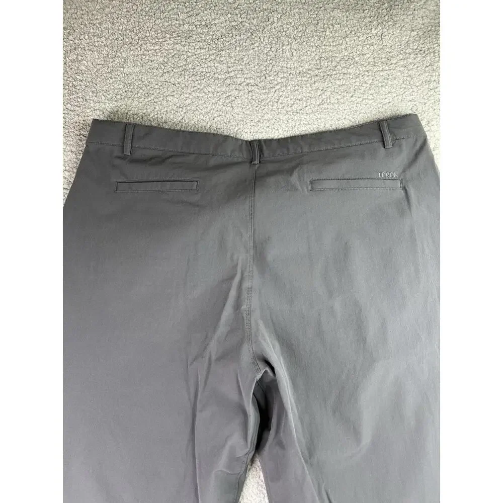 Teren Hiking Pants Mens 40x34 Gray Stretch Performance Slim Fit Outdoor - Picture 13 of 14